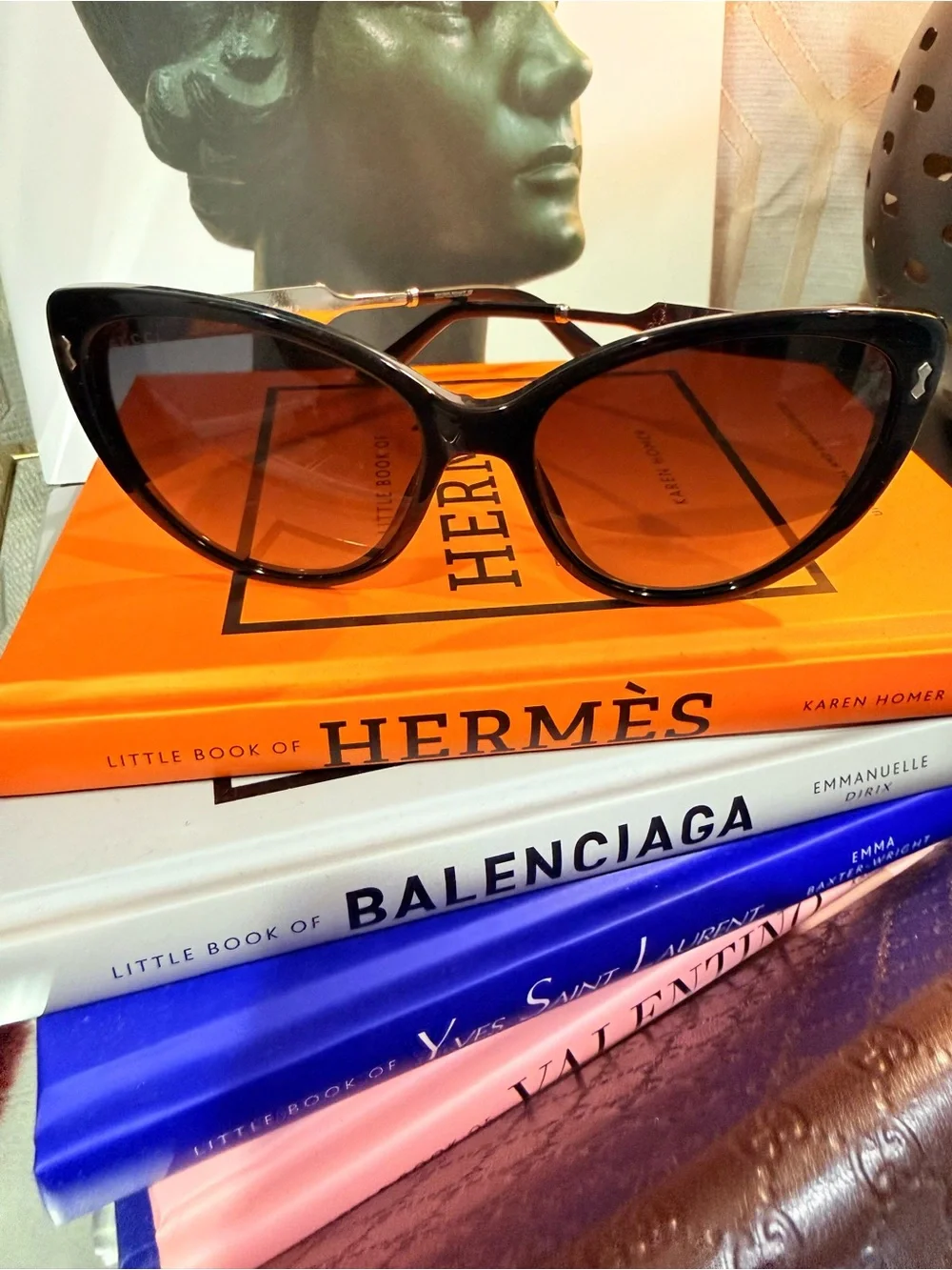 Gucci Cat Eye Sunglasses with Brown Gradient Lenses